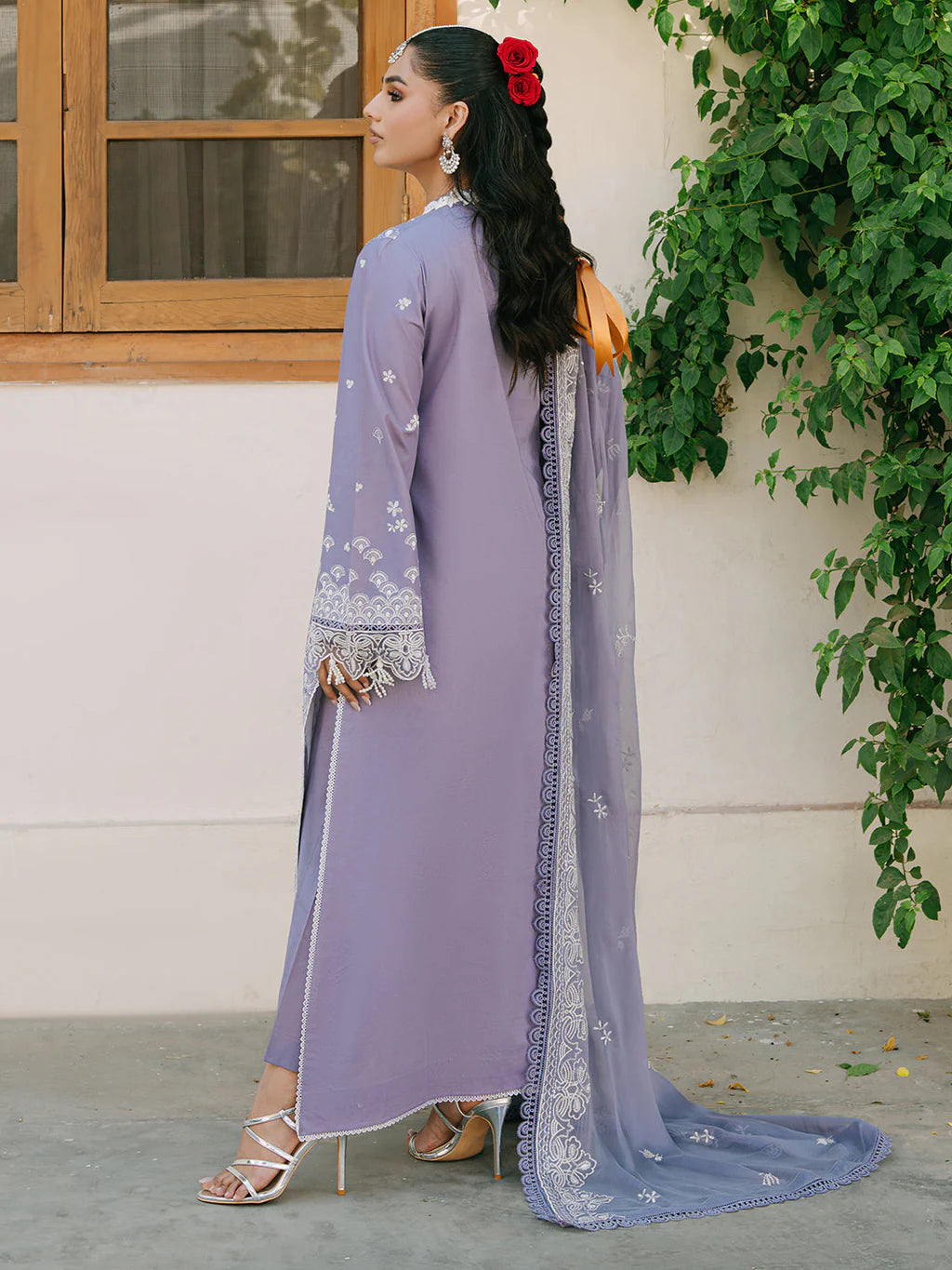 MAHNUR-3PC LAWN EMBROIDERED SUIT-NEL-980