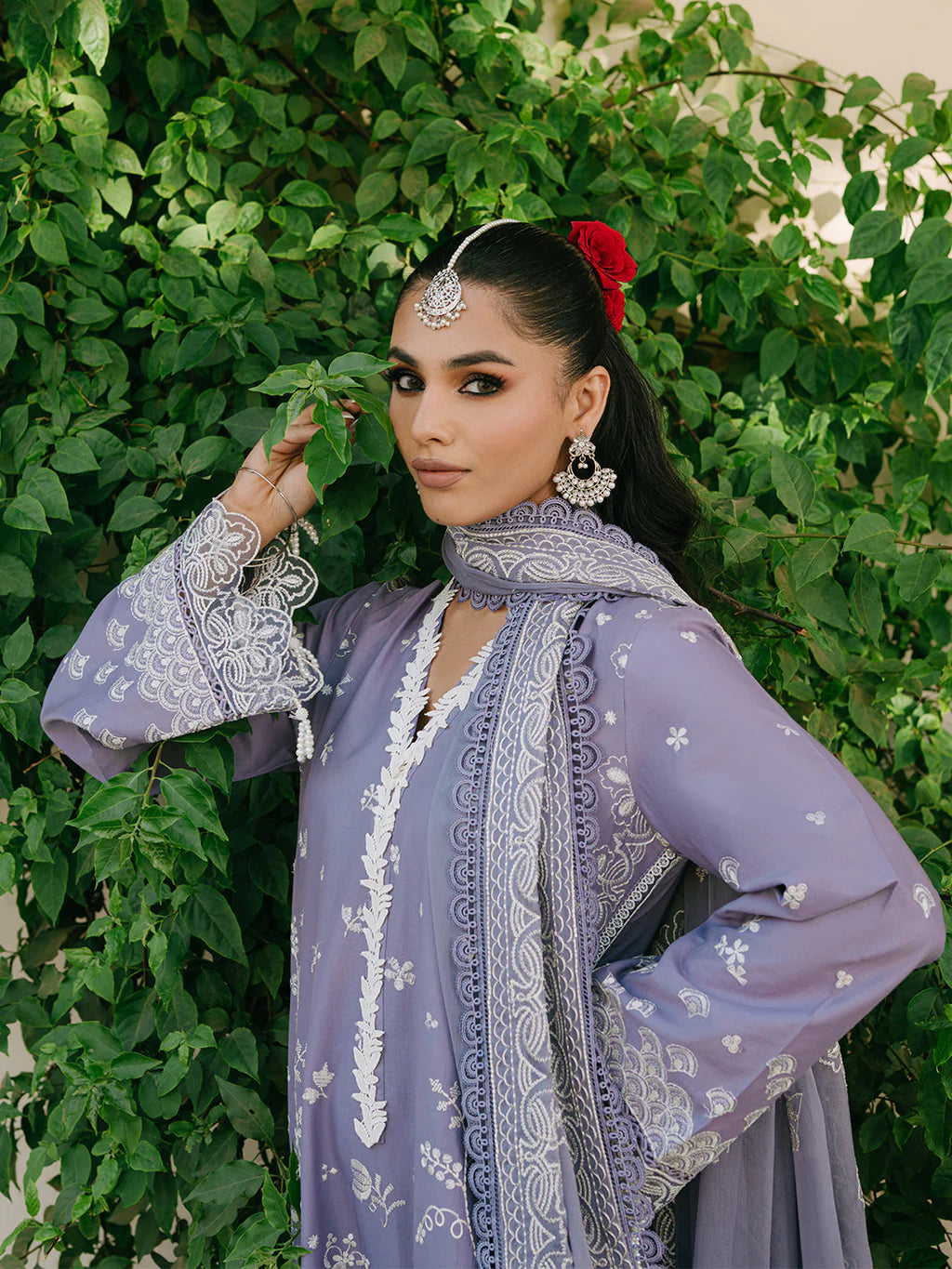 MAHNUR-3PC LAWN EMBROIDERED SUIT-NEL-980