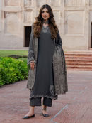 IZEL-3PC DHANAK EMBROIDERED SUIT NEL-5911
