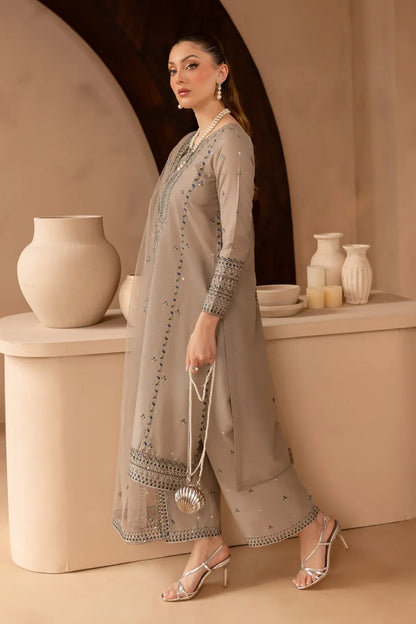BATIK-3PC LAWN SEQUIN EMBROIDERED SUIT-NEL-456