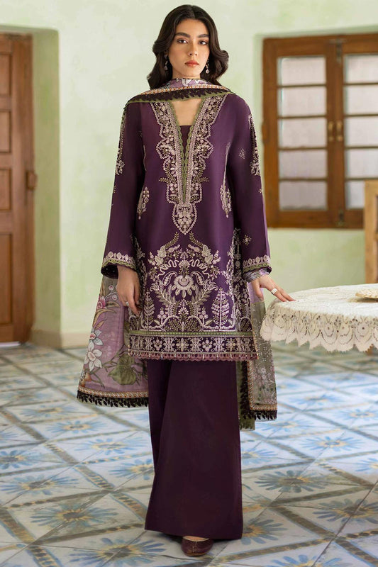 JAZMIN-3PC LAWN EMBROIDERED SUIT-LEH-4006